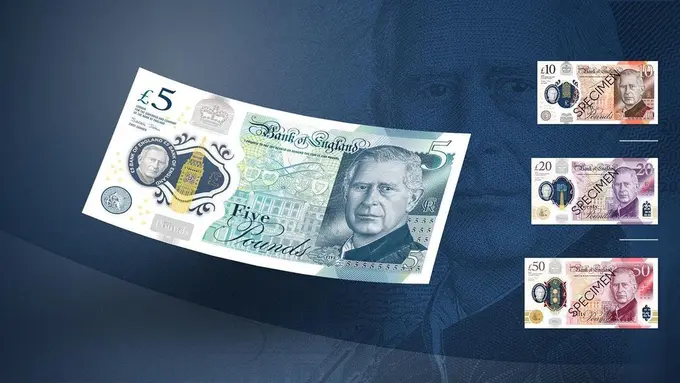 Uang Kertas Poundsterling Baru