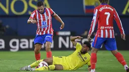 Villarreal berhasil unggul lewat gol Arnaut Danjuma di menit 18. (JOSE JORDAN / AFP)