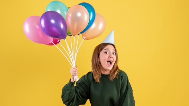 Ilustrasi ulang tahun, diri sendiri