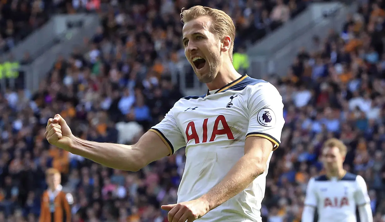 4. Harry Kane (Inggrisl) - Tottenham Hotspur. (AP/Danny Lawson)