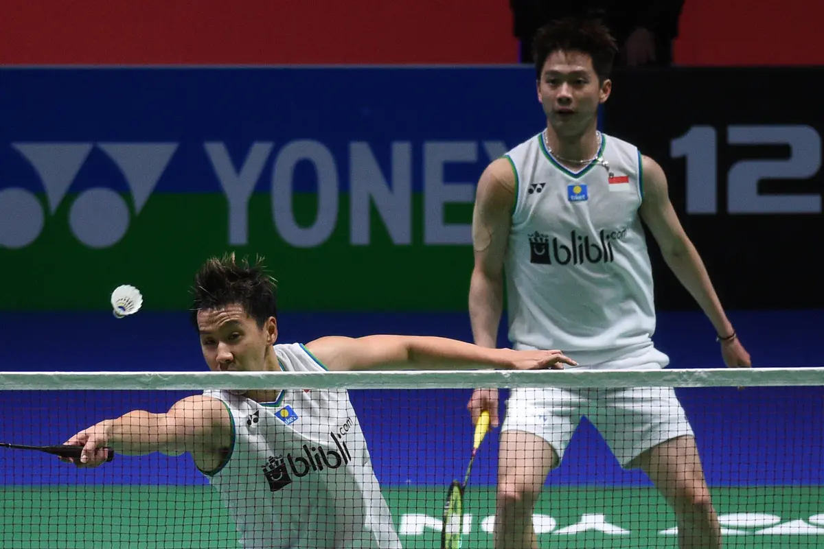 Kevin Sanjaya / Marcus Gideon Gagal Juara All England 2020