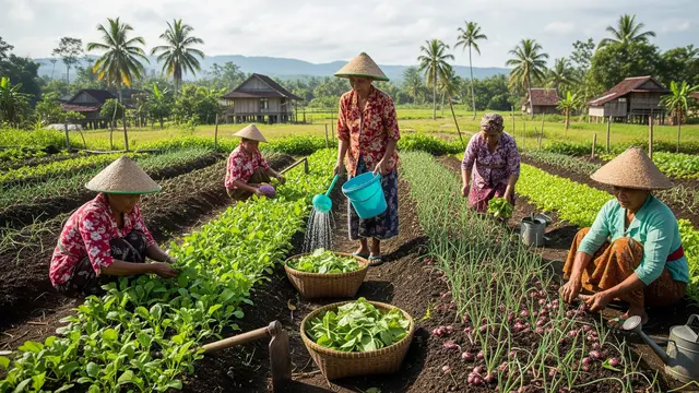 Ide Kebun Sayur Tumpangsari Tradisional untuk Organisasi Ibu-ibu di Desa