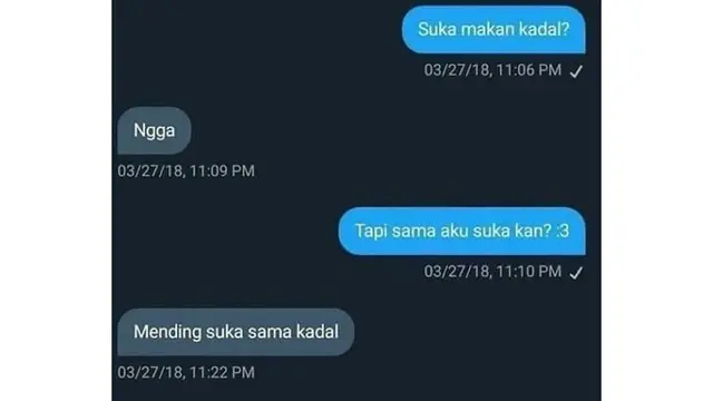 6 Chat Absurd Kehabisan Topik ke Gebetan Ini Maksa Banget