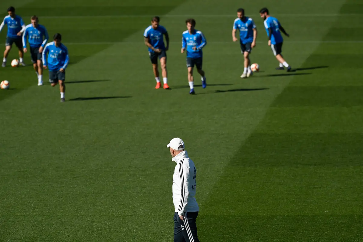 Melihat Zidane Pimpin Latihan Real Madrid