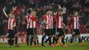  Athletic Bilbao lolos ke babak 16 besar liga Europa setelah menyingkirkan Olympique Marseille dengan agregat gol 2-1. (REUTERS/Vincent West)