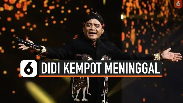 Penyanyi campursari Didi Prasetyo atau terkenal dengan nama Didi Kempot meninggal Dunia. Ia meninggal Selasa (5/5) pagi di Solo Jawa Tengah.