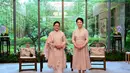 Iriana Jokowi bertemu dengan istri Presiden China, Peng Liyuan saat kunjungan kenegaraan [Dok. Sekretariat Presiden]