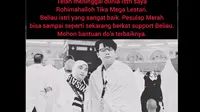 Tika Mega Lestari Istri Pesulap Merah Meninggal Dunia, Sang Suami Ucap Perpisahan Mengharukan