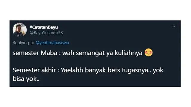 Curhatan Beda Semester Awal Dan Akhir Ini Bikin Ketawa Ngakak