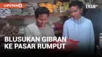 Blusukan ke Pasar Rumput, Gibran Borong Cabai