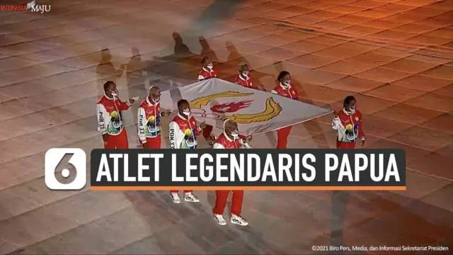 Delapan atlet legendaris asal Papua membawa bendera PON untuk dikibarkan dalam upacara pembukaan Pekan Olahraga Nasional atau PON XX Papua yang mulai digelar Sabtu malam pukul 19.00 WIT.