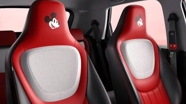 Imutnya Mobil Listrik Wuling Binguo Edisi Mickey Mouse (ist)