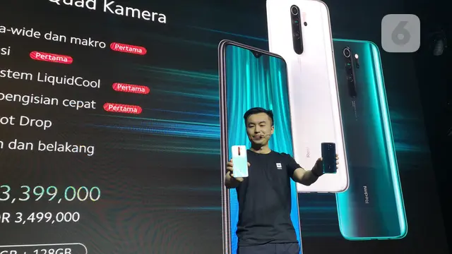 Country Director Xiaomi Indonesia Alvin Tse saat peluncuran Redmi Note 8 di Jakarta