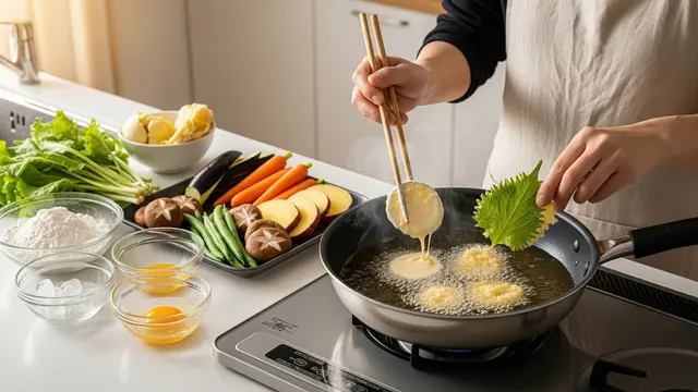 Membuat Tempura Sayur