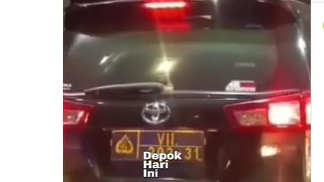 Video Viral Mobil Berplat Dinas Polri Diduga Tak Mau Bayar Tol di GT Krukut