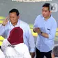 Pasangan Capres dan Cawapres nomor urut 2, Prabowo Subianto-Gibran Rakabuming Raka saat tiba dalam acara Paku Integritas penguatan antikorupsi untuk calon presiden dan wakil presiden 2024 di Gedung Merah Putih, Jakarta, Rabu (17/12204). (Liputan6.com/Angga Yuniar)