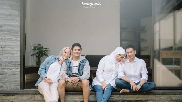 Momen Maternity Shoot Citra Kirana dan Rezky Aditya. (Sumber: Instagram/imagenic)