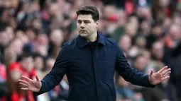 Pochettino dipercaya membangun skuad Chelsea dengan modal yang besar. The Blues tercatat mengeluarkan uang lebih dari 500 juta paun untuk merekrut banyak pemain termasuk memecahkan rekor transfer atas nama Moises Caicedo, seharga 115 juta paun. (AFP/Adrian Dennis)