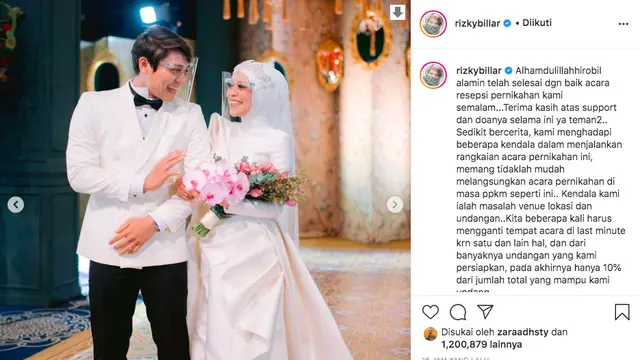 Rizky Billar Akui Banyak Kendala di Pernikahannya, dari Lokasi hingga Undangan