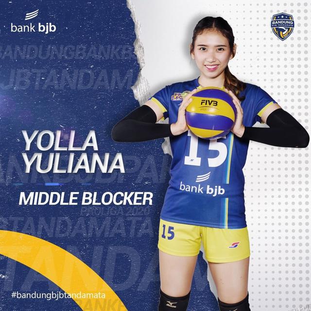 5 Potret Pesona Yolla Yuliana Middle Blocker Bandung Bank Bjb Di Proliga 2020 Bola Liputan6 Com
