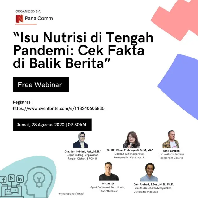 Webinar Seputar Isu Nutrisi di Tengah Pandemi