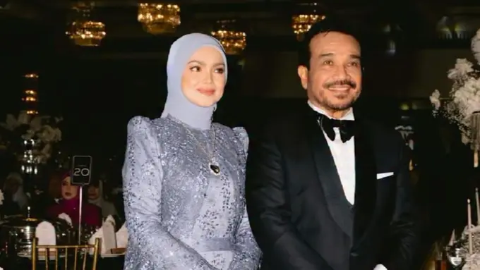 Siti Nurhaliza hadir di pernikahan anak sambungnya