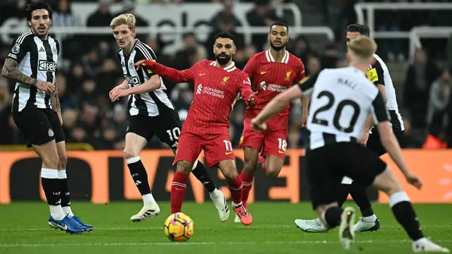 Drama Enam Gol, Laga Newcastle United Melawan Liverpool Berakhir Imbang