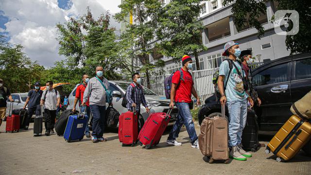 FOTO: Melihat WNI Usai Menjalani Isolasi di RSDC Wisma Atlet Pademangan