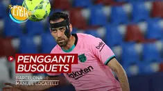 Berita video spotlight tentang pemain yang cocok untuk menggantikan posisi Sergio Busquets di Barcelona.