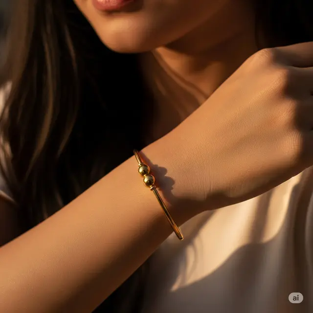Model Gelang Emas Terbaru dan Harganya. Foto: Gemini