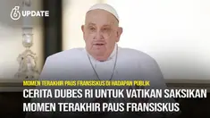 Duta Besar Republik Indonesia untuk Vatikan, Michael Trias Kuncahyono, menceritakan momen saat Paus Fransiskus tampil di hadapan publik untuk terakhir kalinya. Kemunculan Sang Paus itu menjadi momen yang tak terlupakan, tidak hanya bagi umat Katolik ...