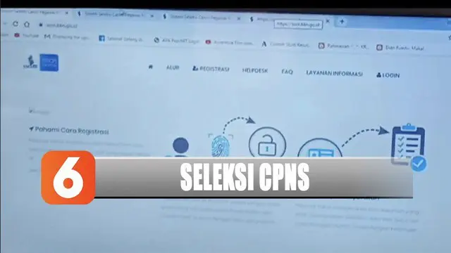 Pendaftaran seleksi CPNS 2019 masih sulit dibuka sebagian warga karena banyak yang akses.