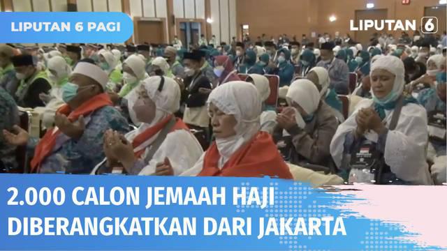 Calon jemaah haji asal Jakarta diberangkatkan dari Asrama Haji Pondok Gede. Tercatat hampir 2.000 calon jemaah haji kloter pertama asal Jakarta yang diberangkatkan ke Madinah dari Bandara Soekarno Hatta, Tangerang.