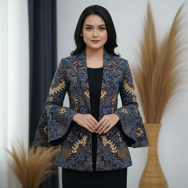 9 Model Blazer Batik Kekinian