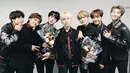 BTS akan menjadi ambassador baru dari smartphonne yang dikeluarkan oleh LG. BTS jadi ambassador smartphone premium yang akan dirilis pada pertengahan tahun. (Foto: Soompi.com)