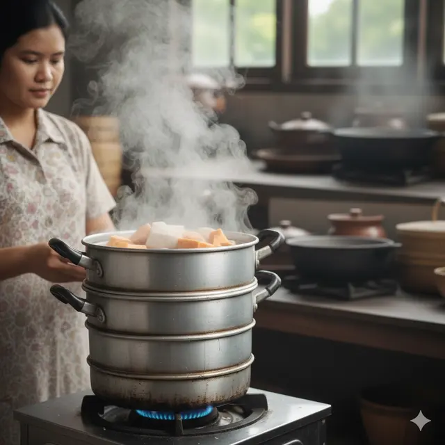 Trik Mengukus Polo Pendem untuk Dijual agar Tidak Pecah, Tetap Mulus dan Lembut untuk Produksi Harian