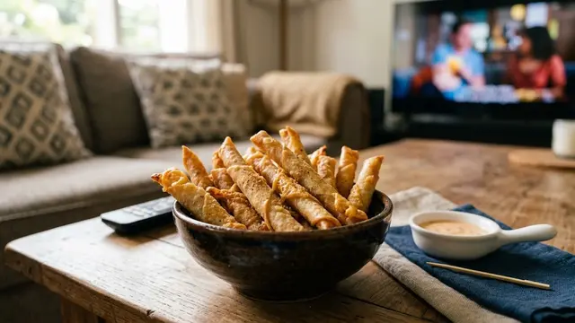 Camilan dari Kulit Lumpia yang Tersisa