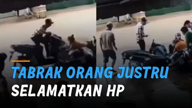 VIDEO: Bukannya Minta Maaf, Pria Tabrak Perempuan Justru Selamatkan Handphonenya