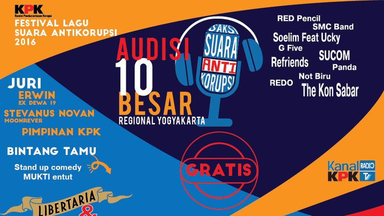 Festival Lagu Antikorupsi KPK regional Yogyakarta