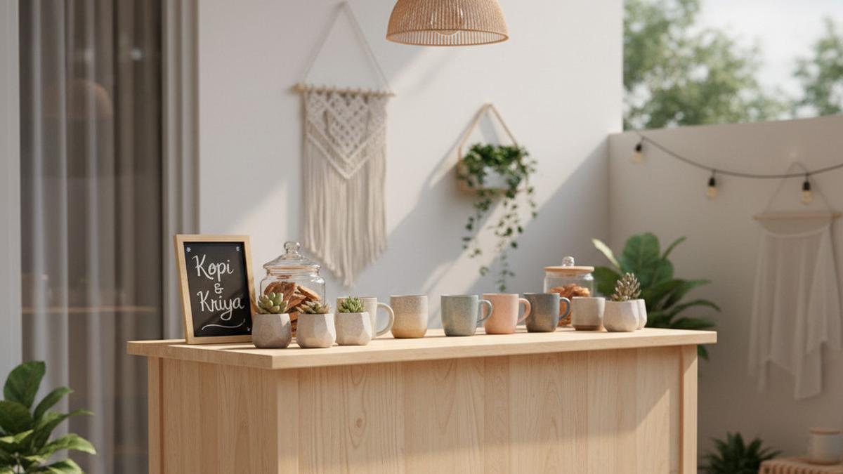 9 Gambar Meja untuk Jualan di Teras Rumah, Desain Minimalis untuk Usaha Kecil