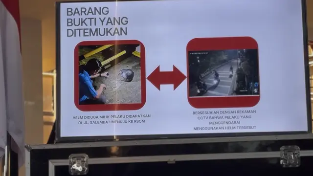 Penampakan Jaket Andrie Yunus Meleleh Akibat Disiram Air Keras