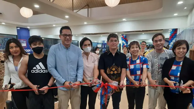 Ari Wibowo ketika membuka gerai Pilates Re Bar di Kemang, Jakarta Selatan, Sabtu (29/10/2022).