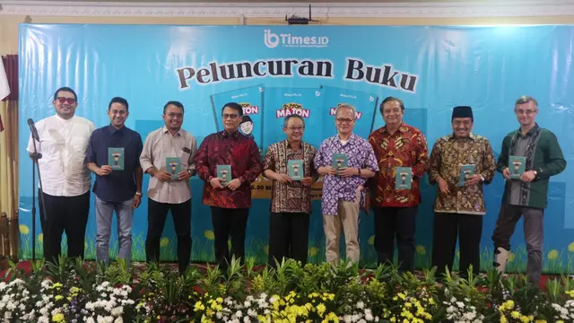 Peluncuran buku Guyon Maton: Lucu Bermutu ala Muhammadiyin karya Abdul Mu'ti. (Istimewa)