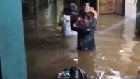 Banjir Satu Meter Rendam Kebon Pala Kampung Melayu (AntaraNews)