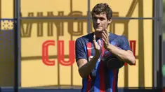 Sementara itu Marcos Alonso direkrut oleh Blaugrana dengan status bebas transfer dari Chelsea. (AFP/Josep Lago)