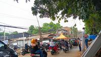 Jalan Lenteng Agung diperbaiki pasca ambles. (Dok. Pemprov DKI)