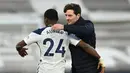 Pada 21 April 2021 Ryan Mason menjalani debut sebagai pelatih caretaker Tottenham Hotspur saat menghadapi Southampton. Ia menjadi pelatih termuda Liga Inggris dengan mematahkan rekor Attilio Lombardo yang menangani Crystal Palace pada awal 1998. (AFP/Justin Setterfield/Pool)