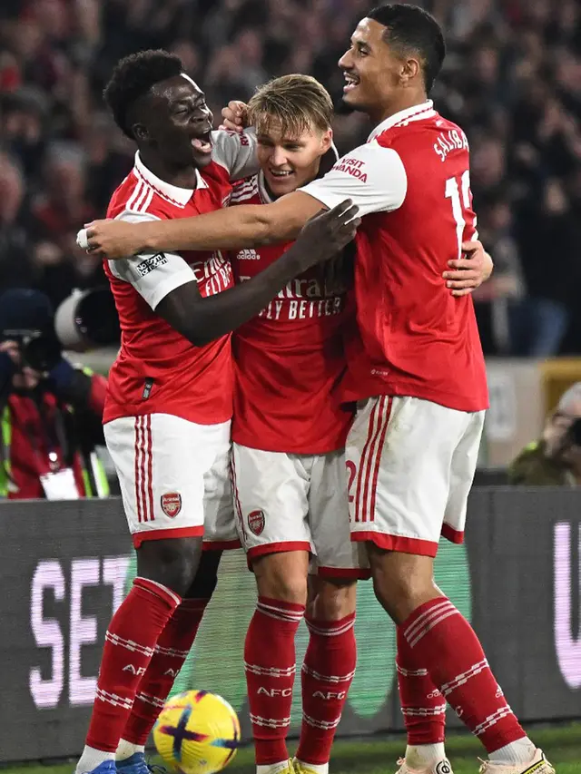Arsenal Sikat Wolverhampton Wanderers di Liga Inggris