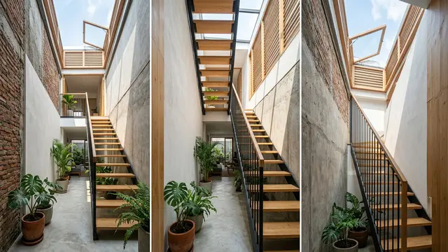 Ide Desain Rumah dengan Lahan Sempit (AI Generated)