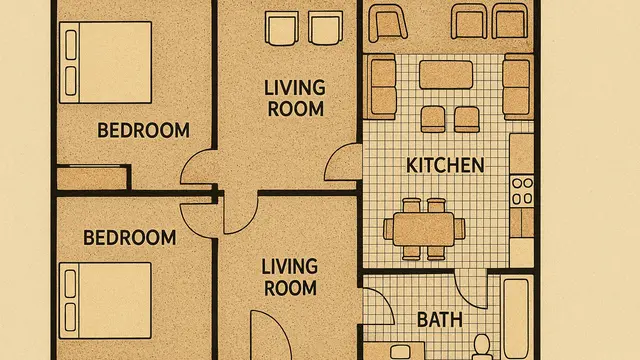Inspirasi Denah Rumah Klasik yang Cantik dan Modern  (Image by ChatGPT)